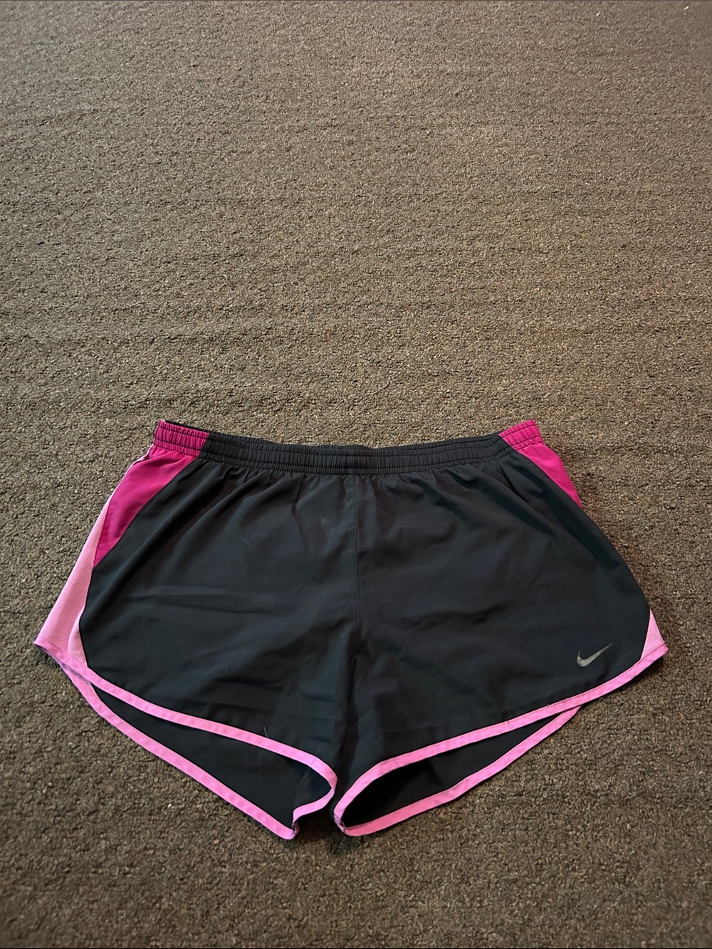 Nike Women’s Black Shorts with Pink Trim